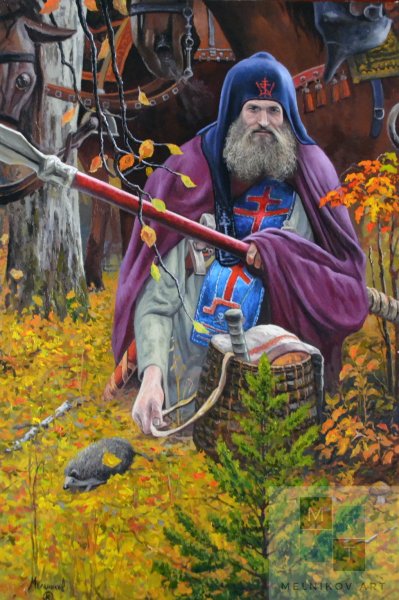 Сергий Радонежский Пересвет и Ослябя