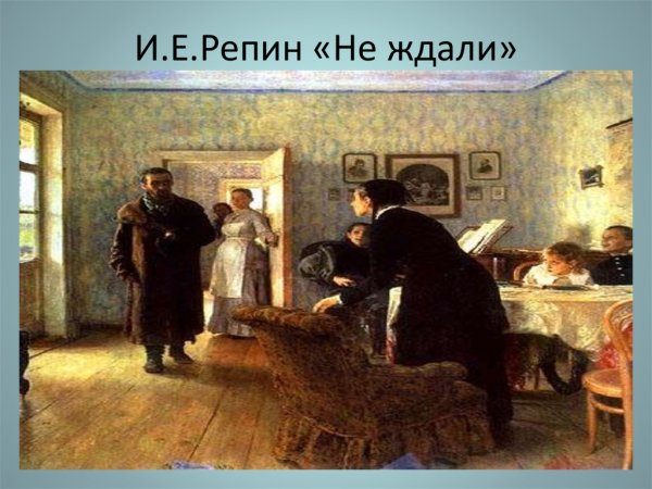 Репин Илья Ефимович не ждали
