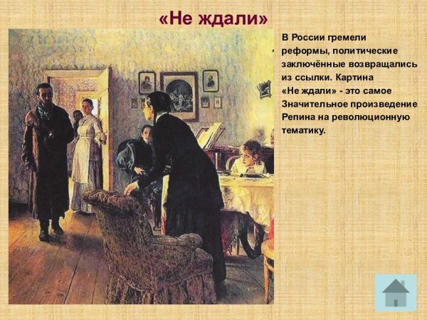 Илья Репин не ждали картина