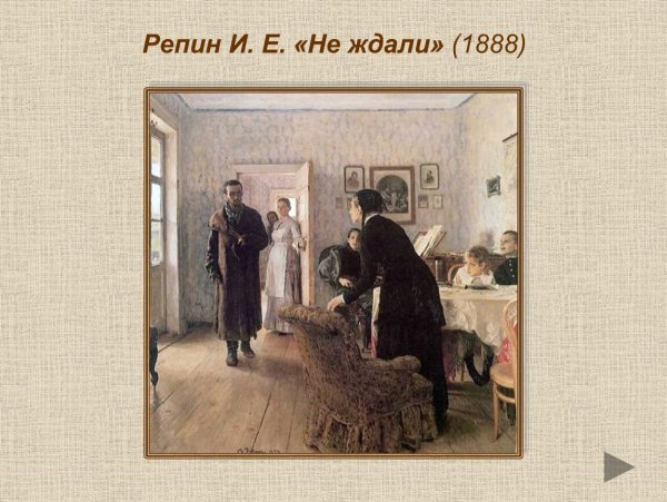 «Не ждали» и.Репин (1884—1888)