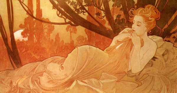 Альфонс Муха Dusk