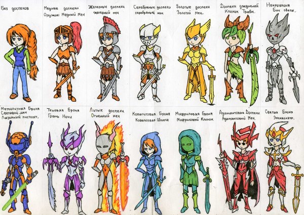 Террария классы арт