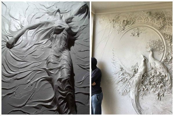 Панно из гипса