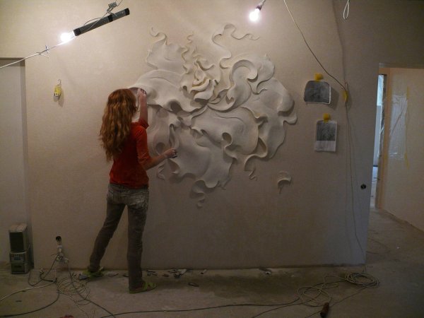 Барельеф клематис