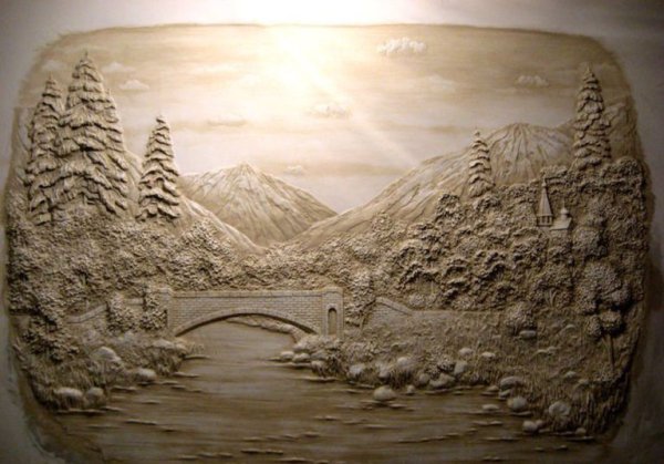 Гипсовая лепнина барельеф Венера