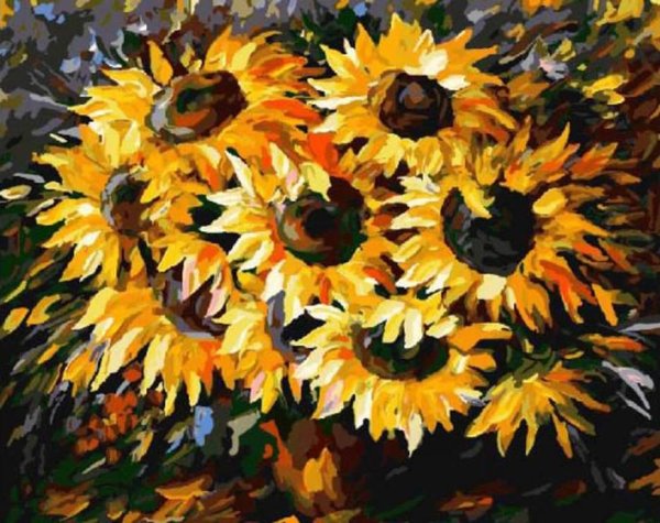 Афремов Леонид художник Подсолнухи