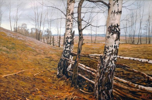 Художник-пейзажист Алексей Адамов.осень