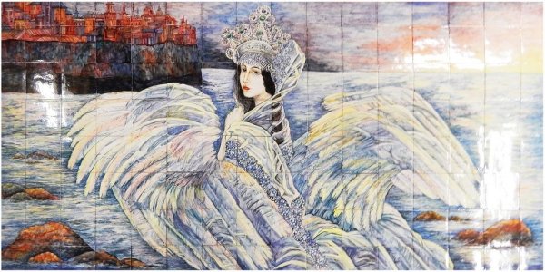 Картина царь лебедь Врубель