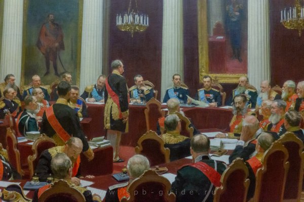 Илья Репин заседание государственного совета