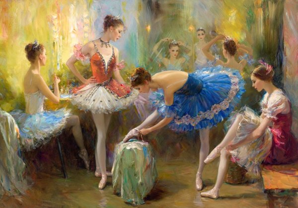 Эдгар Дега. «Танцевальный класс» (1874