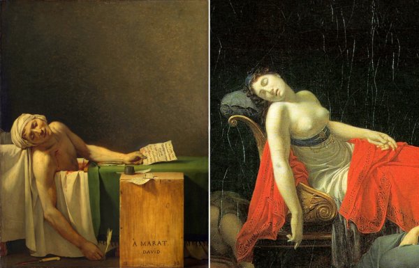 Жак Луи Давид «смерть Марата», 1793 г.