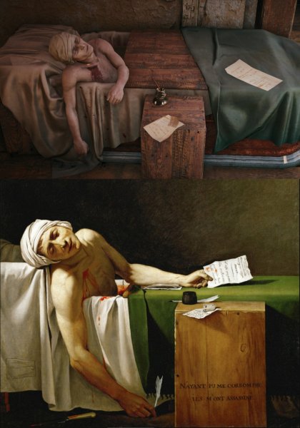 Эдвард Мунк смерть Марата