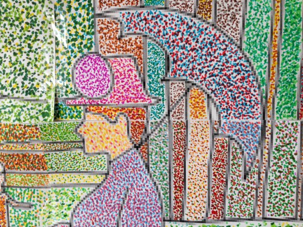 Пуантилизм Джордж сера