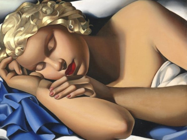 Тамара Лемпицка спящая