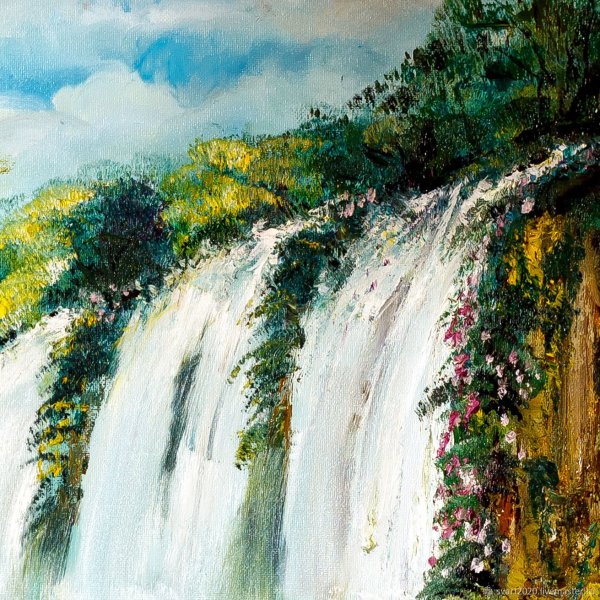 Картины Томаса Аколе водопады