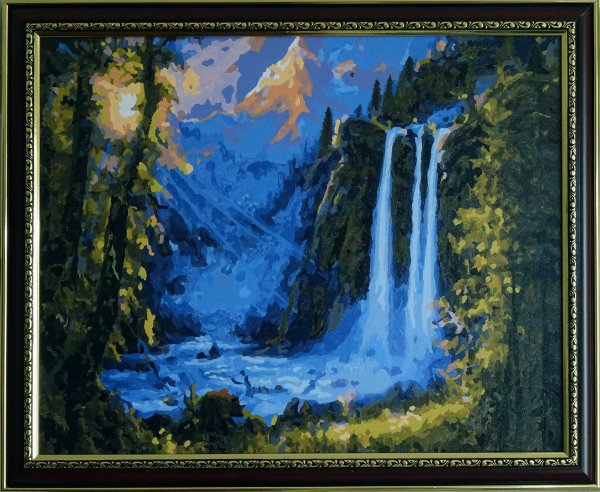 Художник казгориев водопад