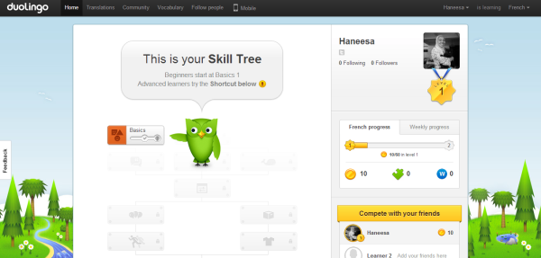 Лиги в Дуолинго