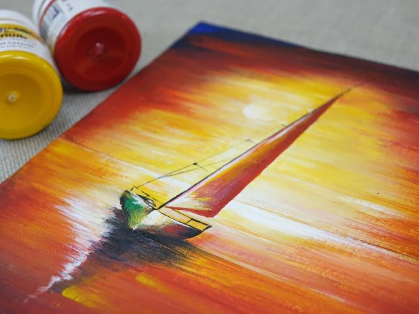 Техника рисования гуашью