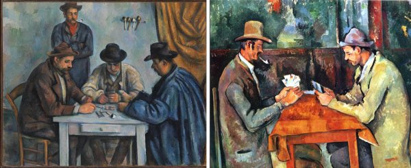 Поль Сезанн картежники картина