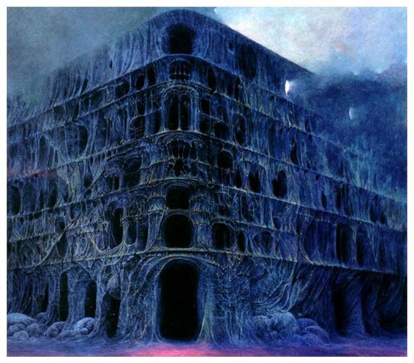 Художника Здзислава Бексиньского (Zdzisław Beksiński, 1929 - 2005)