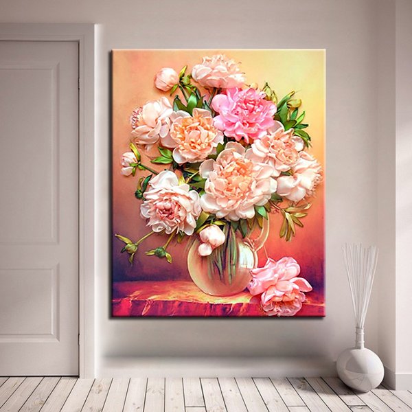 Красные пионы фэн шуй