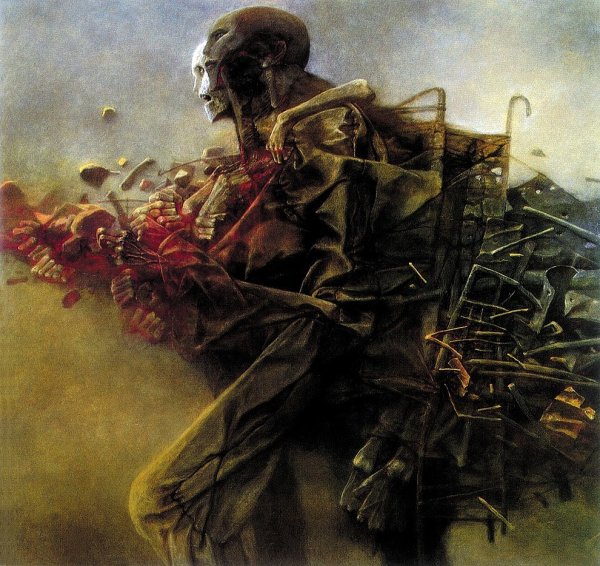 Художника Здзислава Бексиньского (Zdzisław Beksiński, 1929 - 2005)