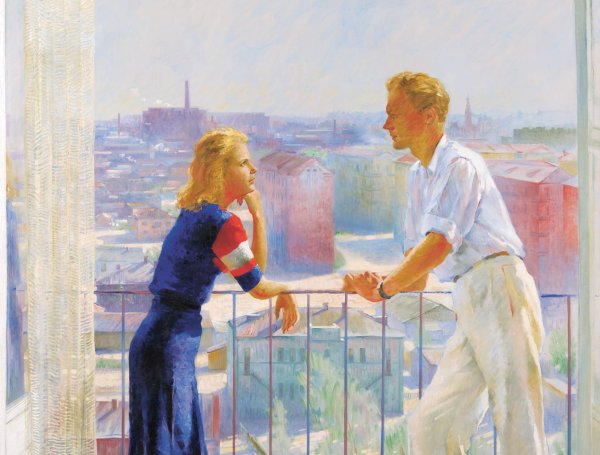 Юрий Пименов "лирическое новоселье" 1965 г.