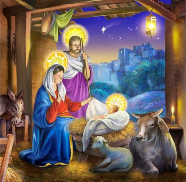 Рождение Иисуса Христа в вертепе