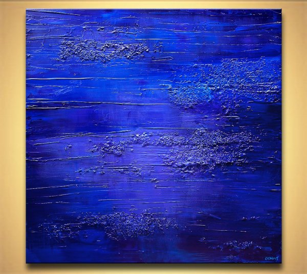 Картина в синих тонах