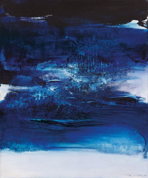 Синий в живописи