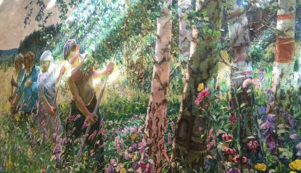 Картина сенокос художник а а Пластова сочинение