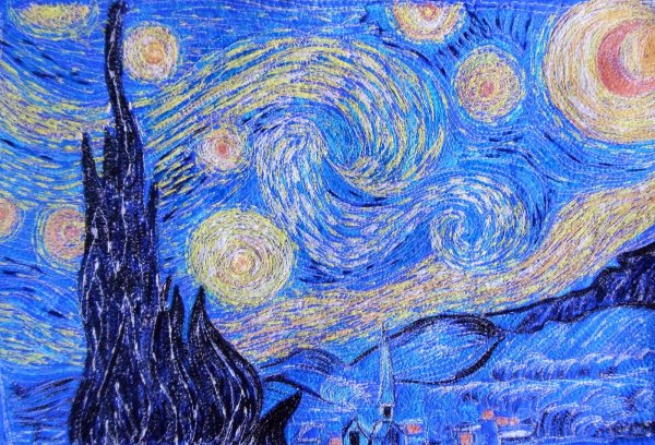Картина Ван Гога Звездная ночь