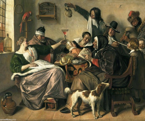 Ян стен (1626–1679) "спящий учитель"