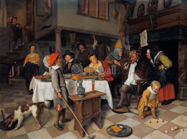 Ян стен (1626–1679) («гуляки»