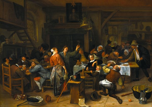 Ян стен (1626–1679) "спящий учитель"