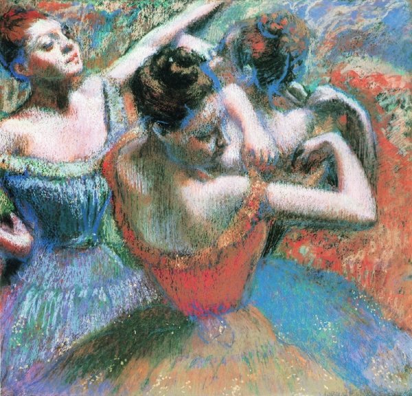 Эдгар Дега голубые танцовщицы