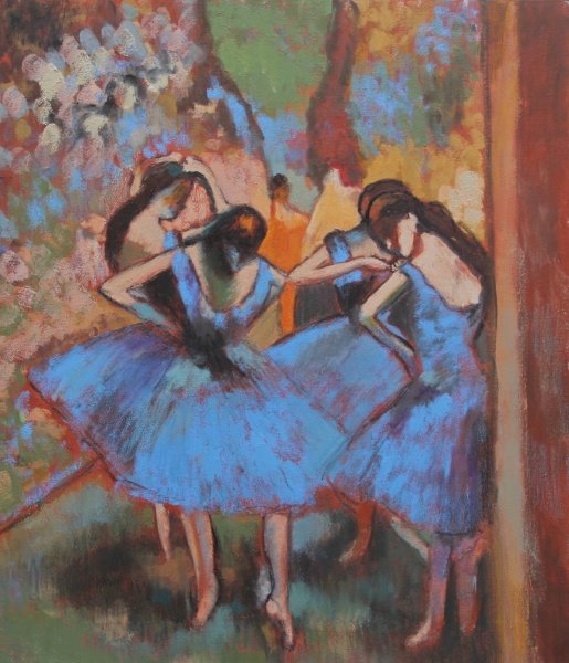 Дега художник голубые танцовщицы