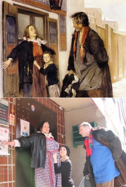 Смешная открытка не пущу