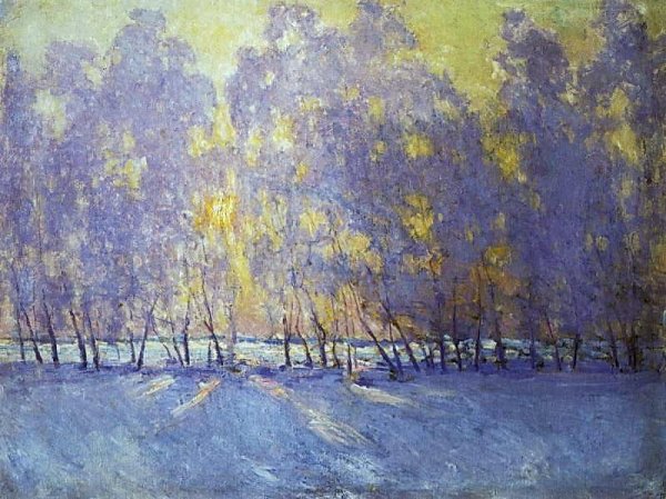 Игорь Грабарь зимний пейзаж