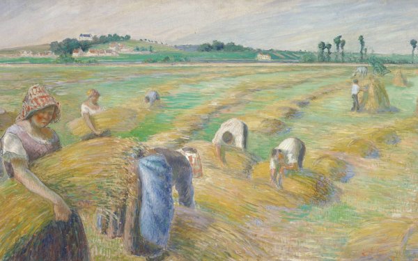 Камиль Писсарро жатва