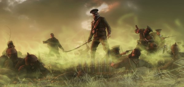 Атака мертвецов Осовец арт