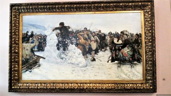Сурикова взятие снежного городка