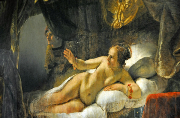 Даная Рембрандт картина