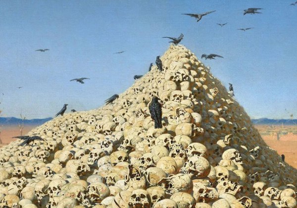 Картина Верещагина апофеоз войны