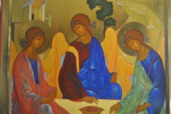 Икона Андрея Рублёва Троица