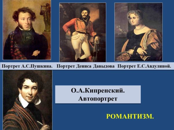 Кипренский Романтизм живопись