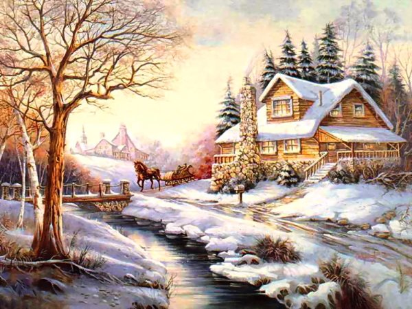 Сергей Говоров художник зима