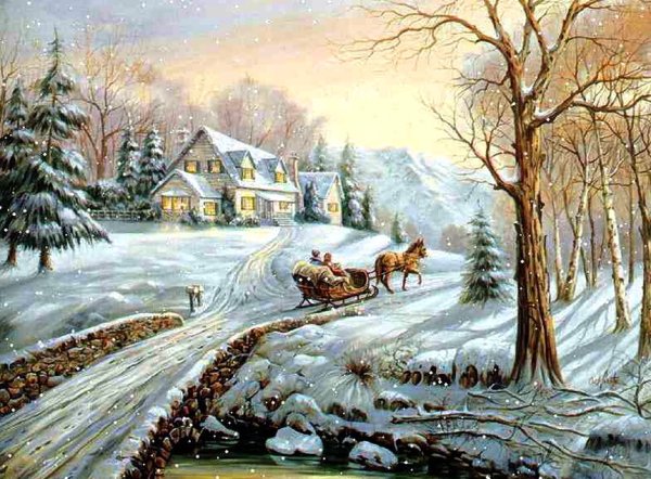 Сказочные зимние пейзажи