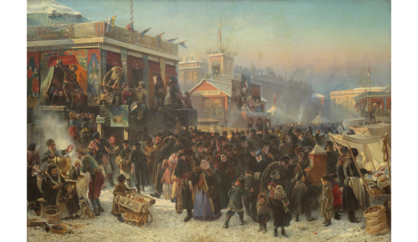 Маковский народное гуляние на Адмиралтейской площади