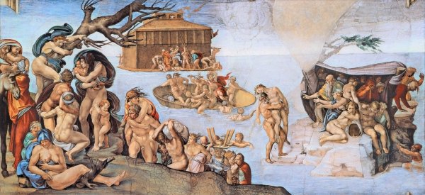 Всемирный потоп Микеланджело Буонарроти